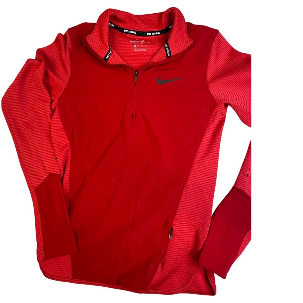 Nike Running AeroReact Half Zip Pullover Perforated XS